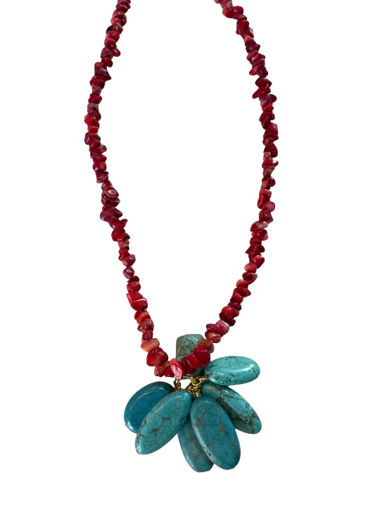 LONGO CORAL TURQUESA