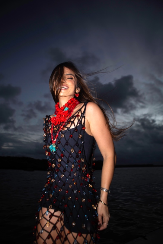 LONGO CORAL TURQUESA