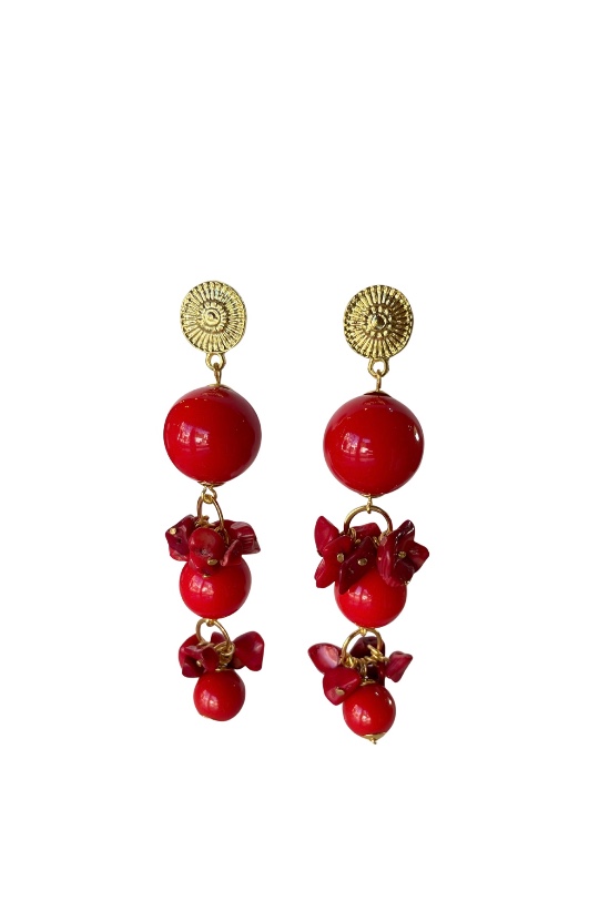 BRINCO BOLA CORAL RED