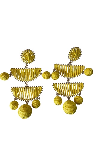 Brinco verão amarelo 