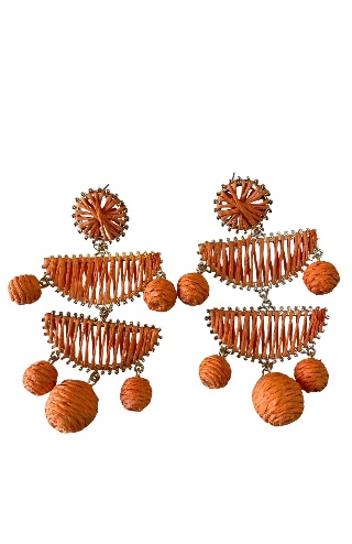 Brinco verão laranja 