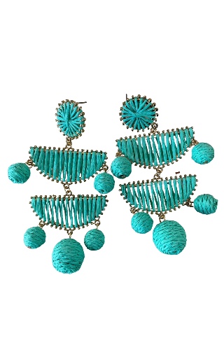 Brinco verão verde água 