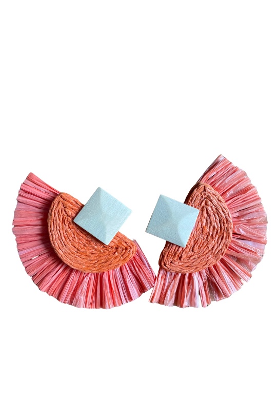 BRINCO VERÃO PALHA LARANJA 