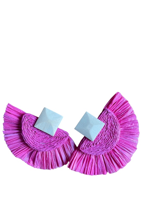 BRINCO VERÃO PALHA ROSA