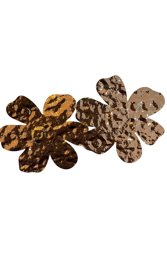 BRINCO FLOR GG DOURADA