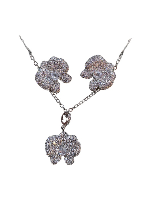 CONJUNTO ORQUÍDEA PRATA