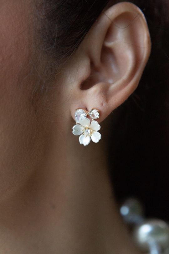 BRINCO FLOR BRILHANTE