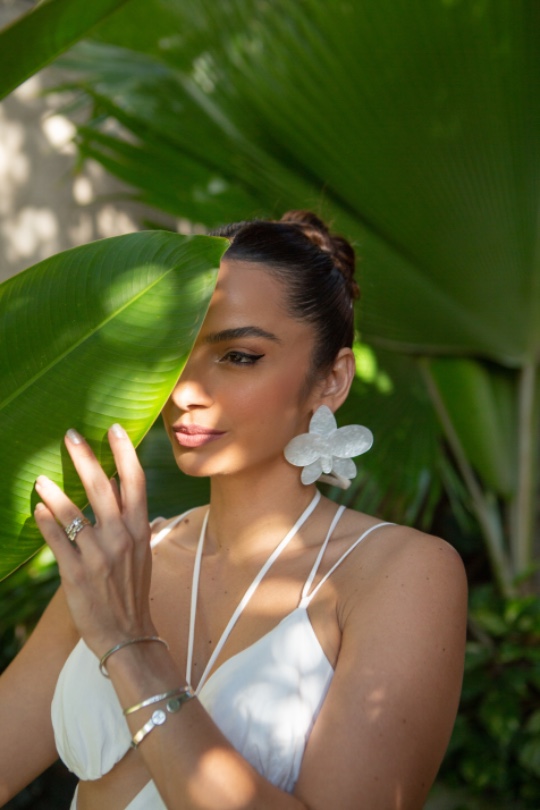 BRINCO PÉROLA ORQUÍDEA 