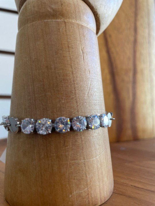 PULSEIRA AÇO MILA PRATA