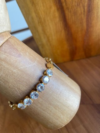 Pulseira Aço Mila  Dourada