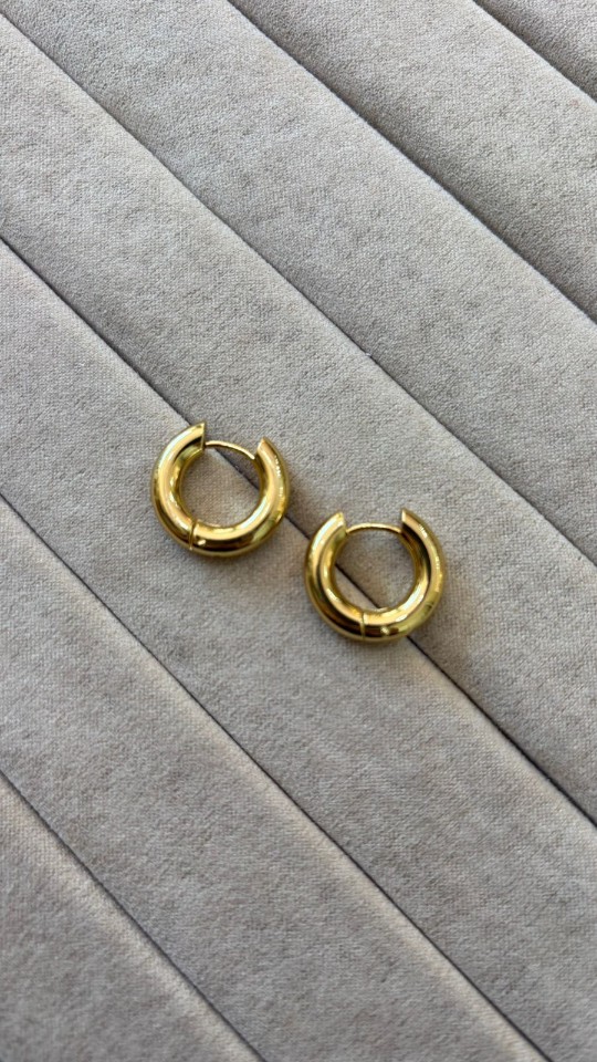 ARGOLA AÇO 2 DOURADO