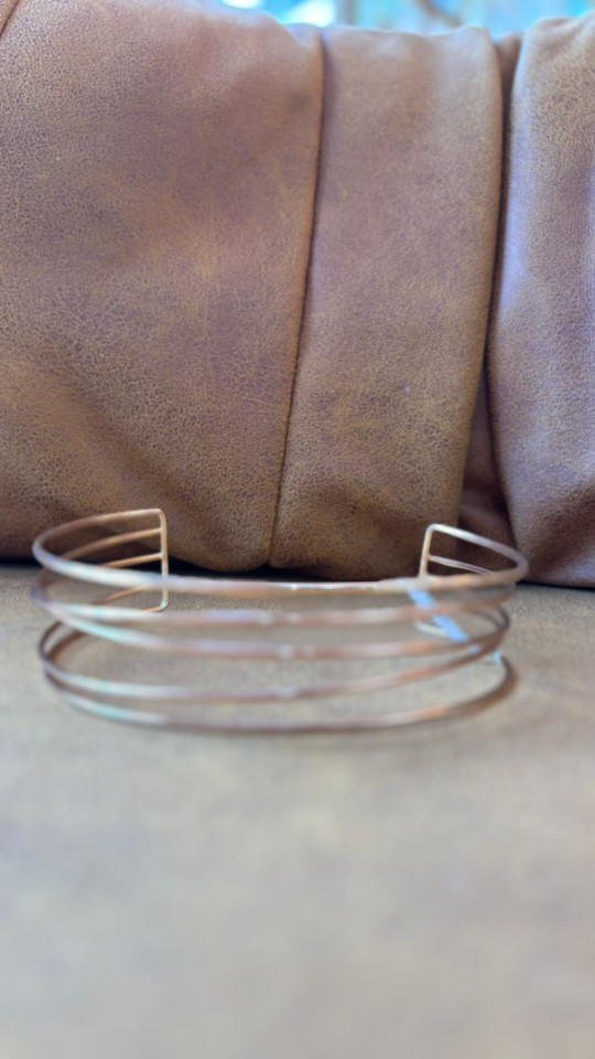 CHOKER 5 PARES DOURADA
