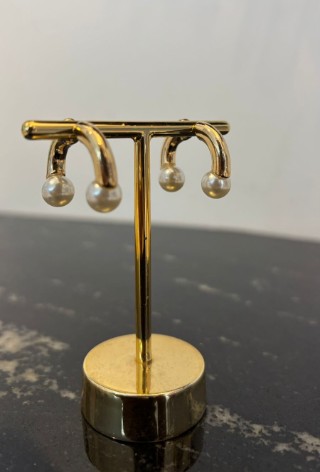 Brinco 2 Cores Dourado