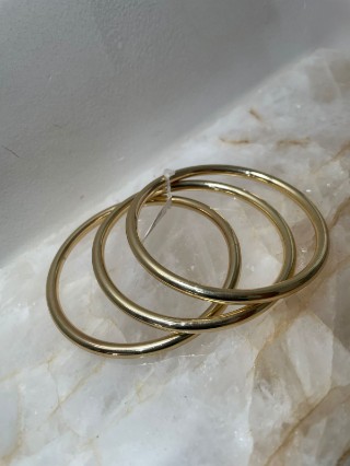 Mix 3 Pulseiras Metal 