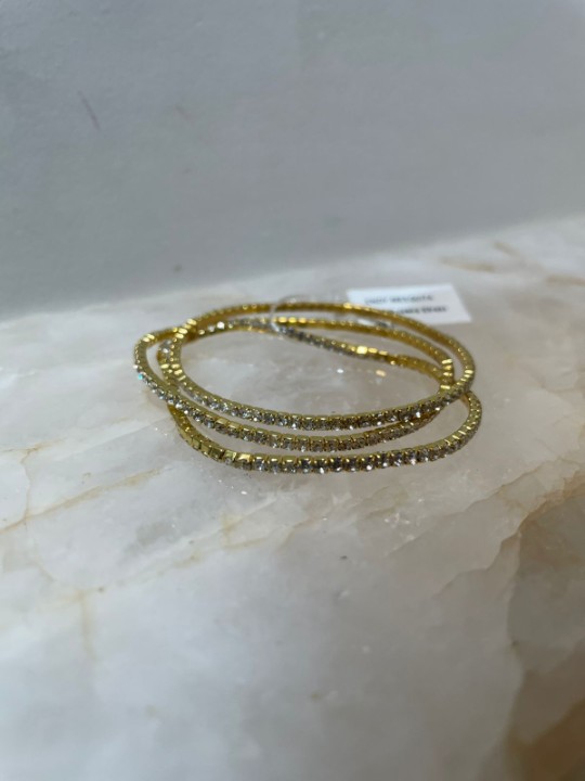 MIX DE PULSEIRAS STRASS